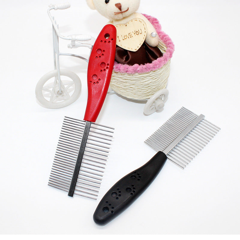 2 IN 1 DETANGLING ANTI-FLEA COMB FOR PETS