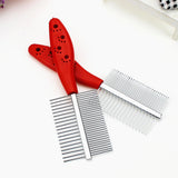 2 IN 1 DETANGLING ANTI-FLEA COMB FOR PETS