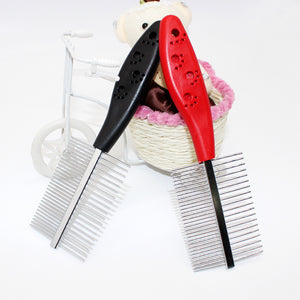 2 IN 1 DETANGLING ANTI-FLEA COMB FOR PETS