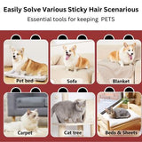 Pet Hair Remover Roller, Reusable Animal Hair Removal Brush for Dogs and Cats, Easy to Clean Fixed Areas Pet Fur from Carpet, Furniture, Rugs, Stairs, bedding and Sofa